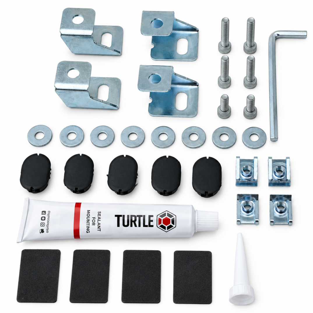 TURTLE Crown Roof Rail 1073 Mounting Kit - 1