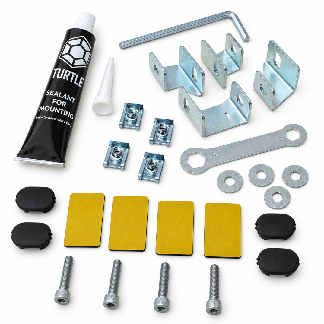 TURTLE Crown Roof Rail 1075 Mounting Kit - 1