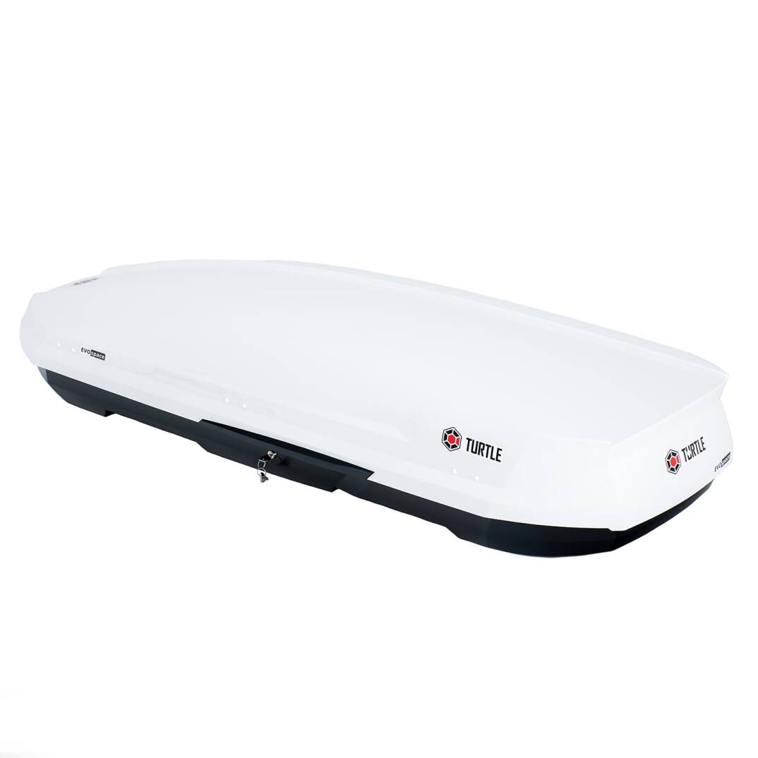 TURTLE Evo Space 310L Roof Box Glossy White - 2
