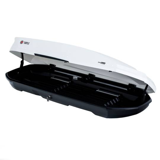 TURTLE Evo Space 310L Roof Box Glossy White - 3