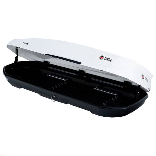 TURTLE Evo Space 310L Roof Box Glossy White - 5