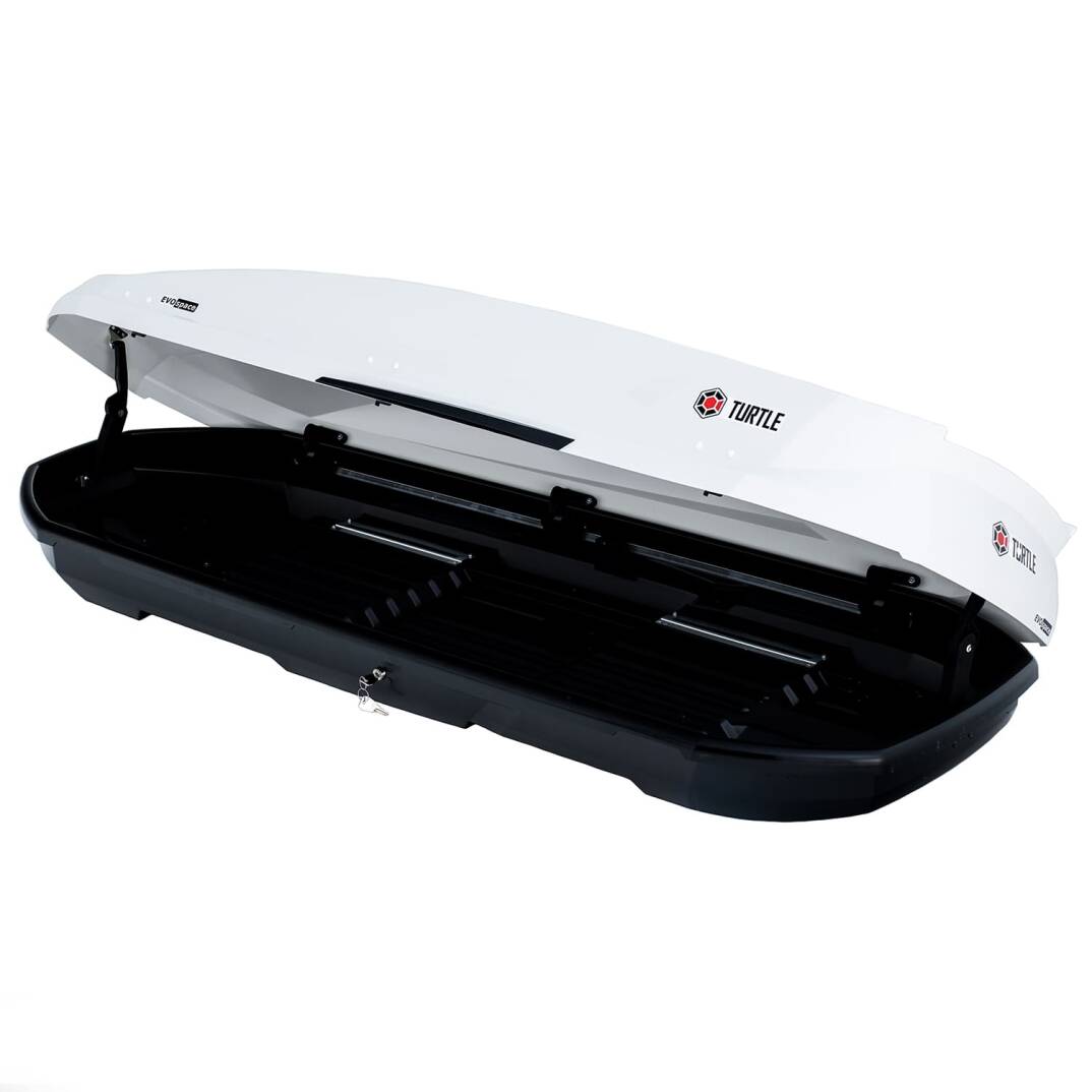 TURTLE Evo Space 310L Roof Box Glossy White - 5