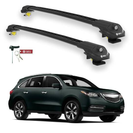 TURTLE Fits Acura Mdx (Yd2) 2007-2013 Roof Rack Air1 Black