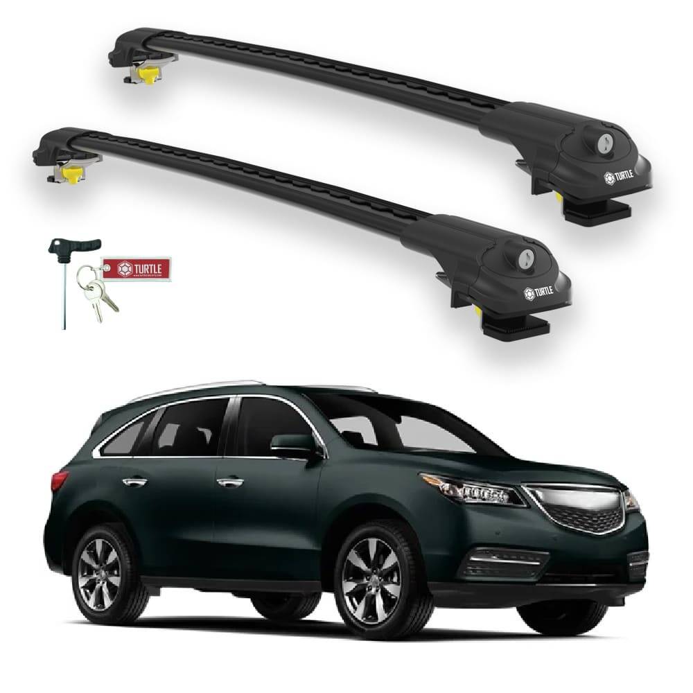 TURTLE Fits Acura Mdx (Yd2) 2007-2013 Roof Rack Air1 Black - 1