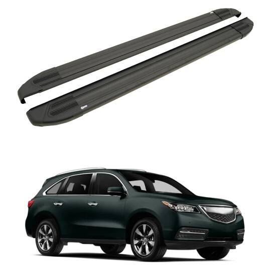 TURTLE Fits Acura Mdx (Yd3) 2014-2020 Side Step Brillant Black