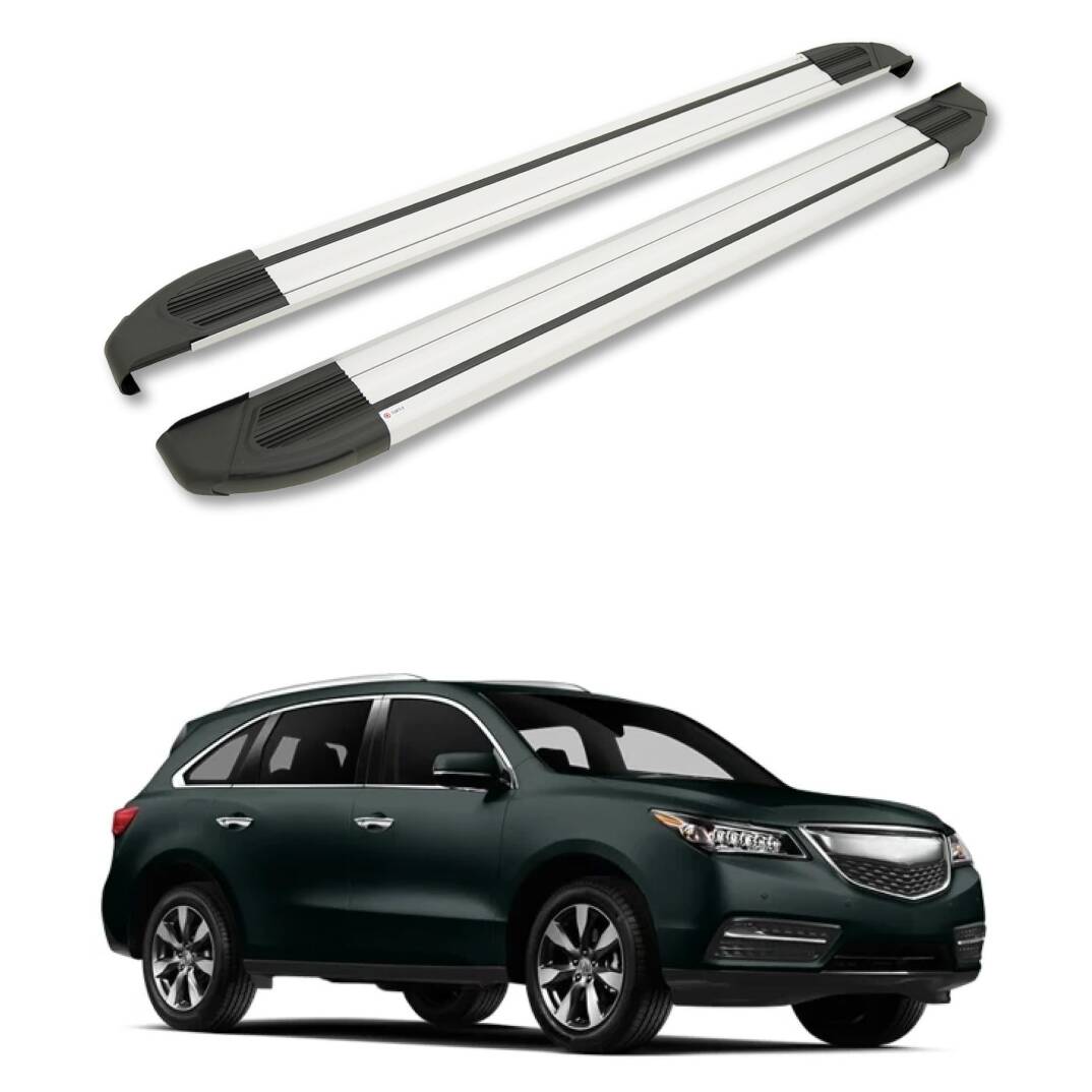 TURTLE Fits Acura Mdx (Yd3) 2014-2020 Side Step Brillant Silver - 1