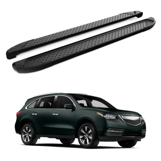 TURTLE Fits Acura Mdx (Yd3) 2014-2020 Side Step Sapphire V1 Black