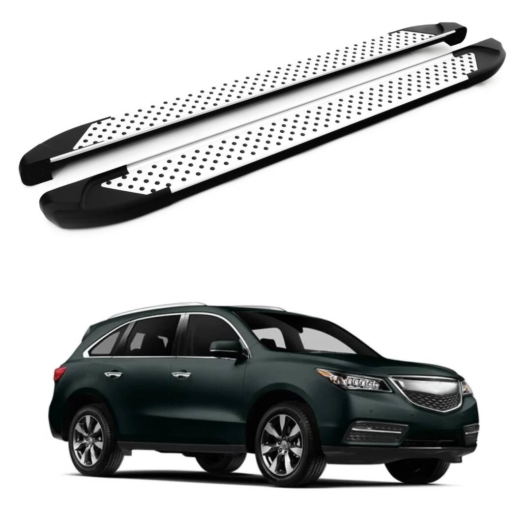 TURTLE Fits Acura Mdx (Yd3) 2014-2020 Side Step Sapphire V1 Silver - 1
