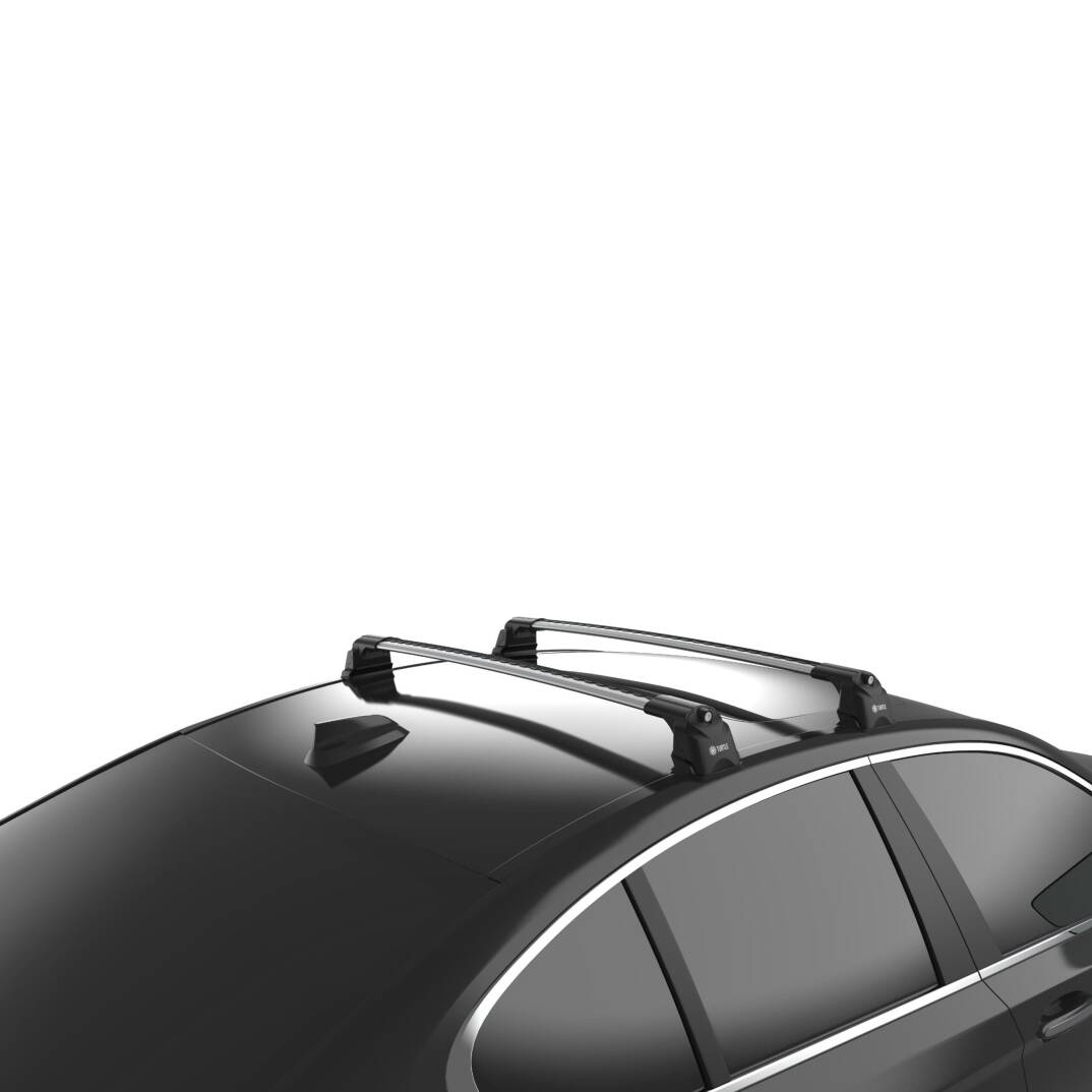 TURTLE Fits Bmw 3-Series (E92) 2006-2013 Roof Rack Air3 Silver - 3