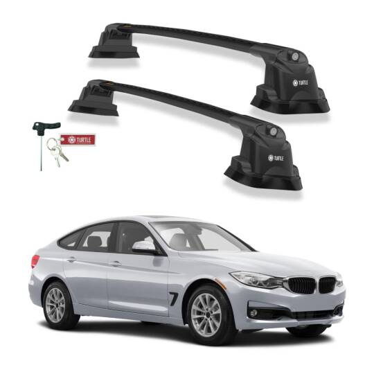 TURTLE Fits Bmw 3-Series Gran Turismo (F34) 2013-2019 Roof Rack Air3 Black - 1