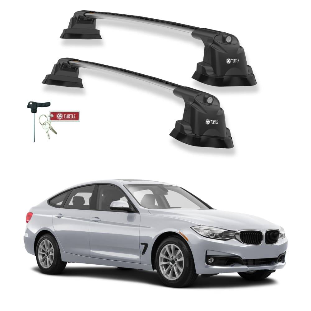 TURTLE Fits Bmw 3-Series Gran Turismo (F34) 2013-2019 Roof Rack Air3 Silver - 1