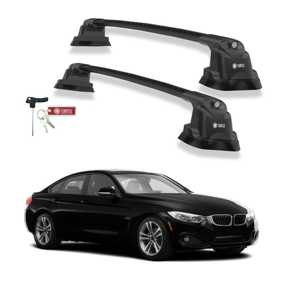 TURTLE Fits Bmw 4-Series Gran Coupe (F36) 2014-2020 Roof Rack Air3 Black - 1