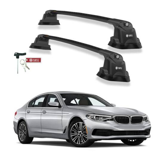 TURTLE Fits Bmw 5-Series (G30) 2018-2025 Roof Rack Air3 Black