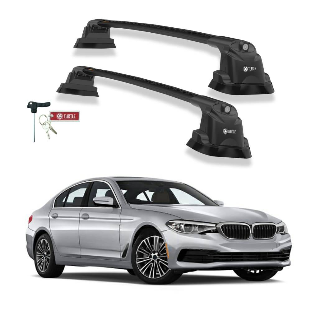 TURTLE Fits Bmw 5-Series (G30) 2018-2025 Roof Rack Air3 Black - 1