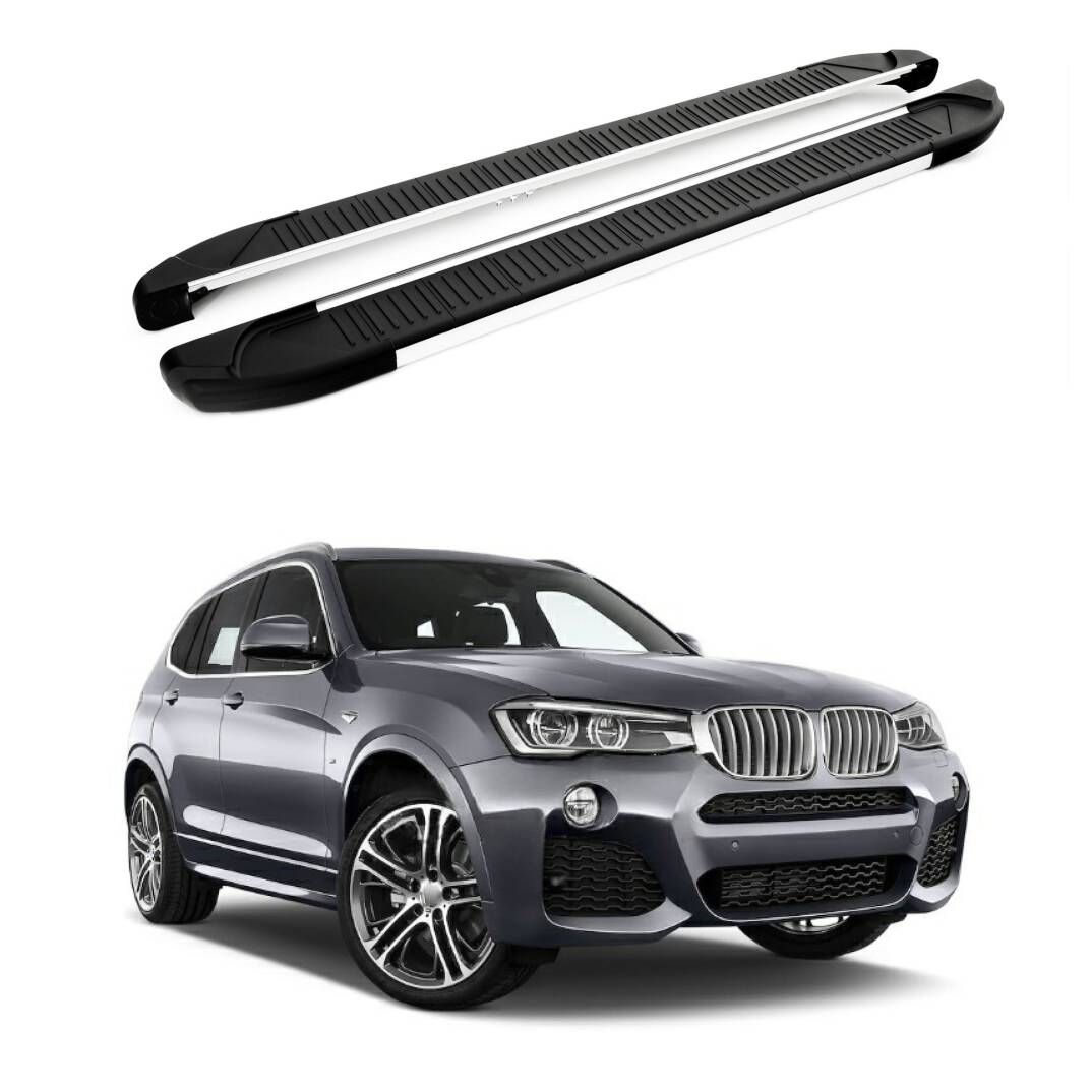 TURTLE Fits Bmw X3 (F25) 2011-2017 Side Step Another Silver - 1