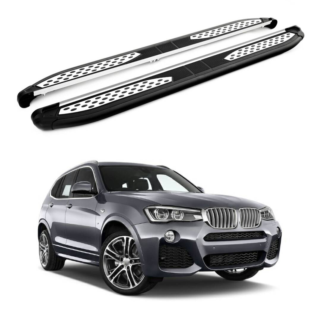 TURTLE Fits Bmw X3 (F25) 2011-2017 Side Step Plus Black - 1