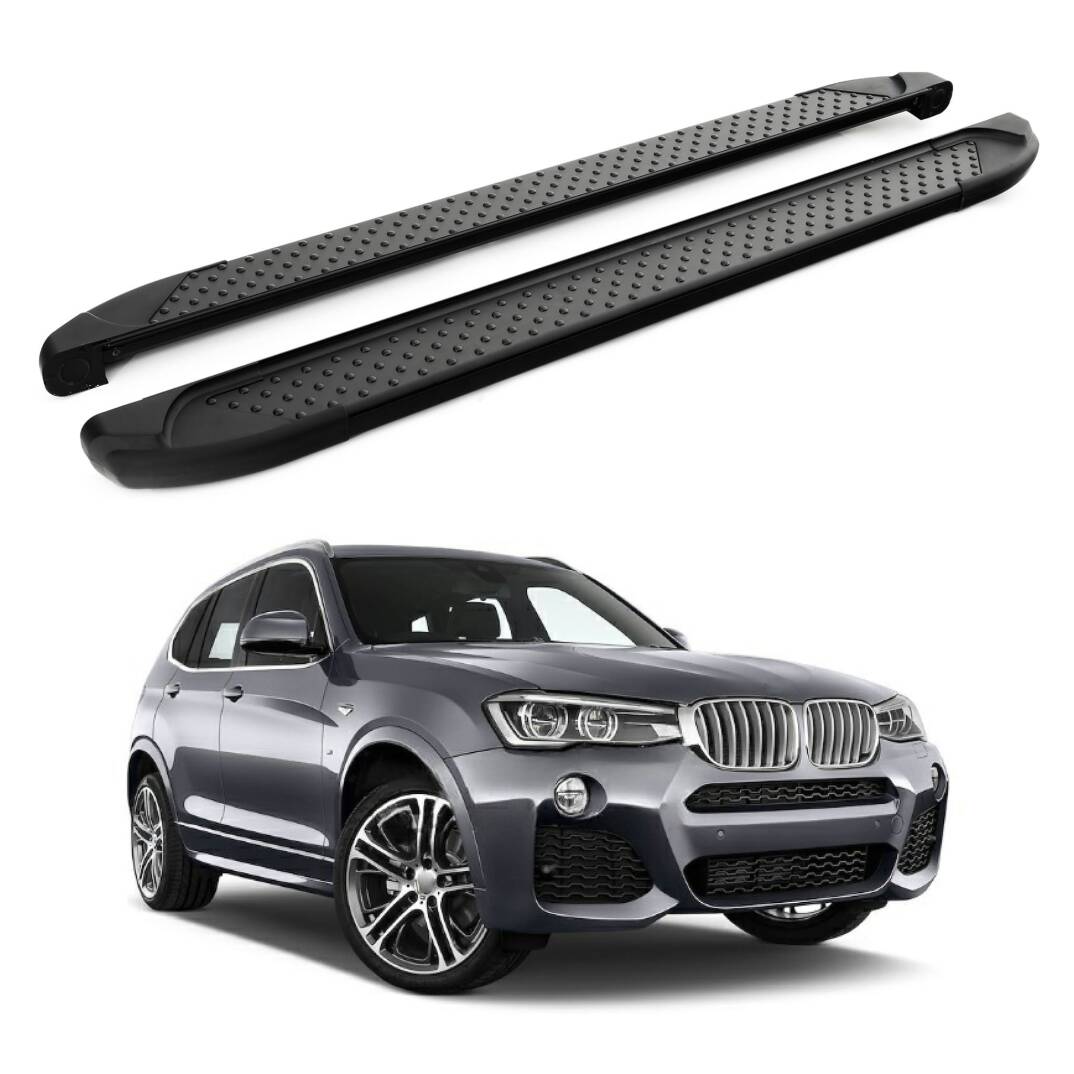 TURTLE Fits Bmw X3 (F25) 2011-2017 Side Step Sapphire V1 Black - 1
