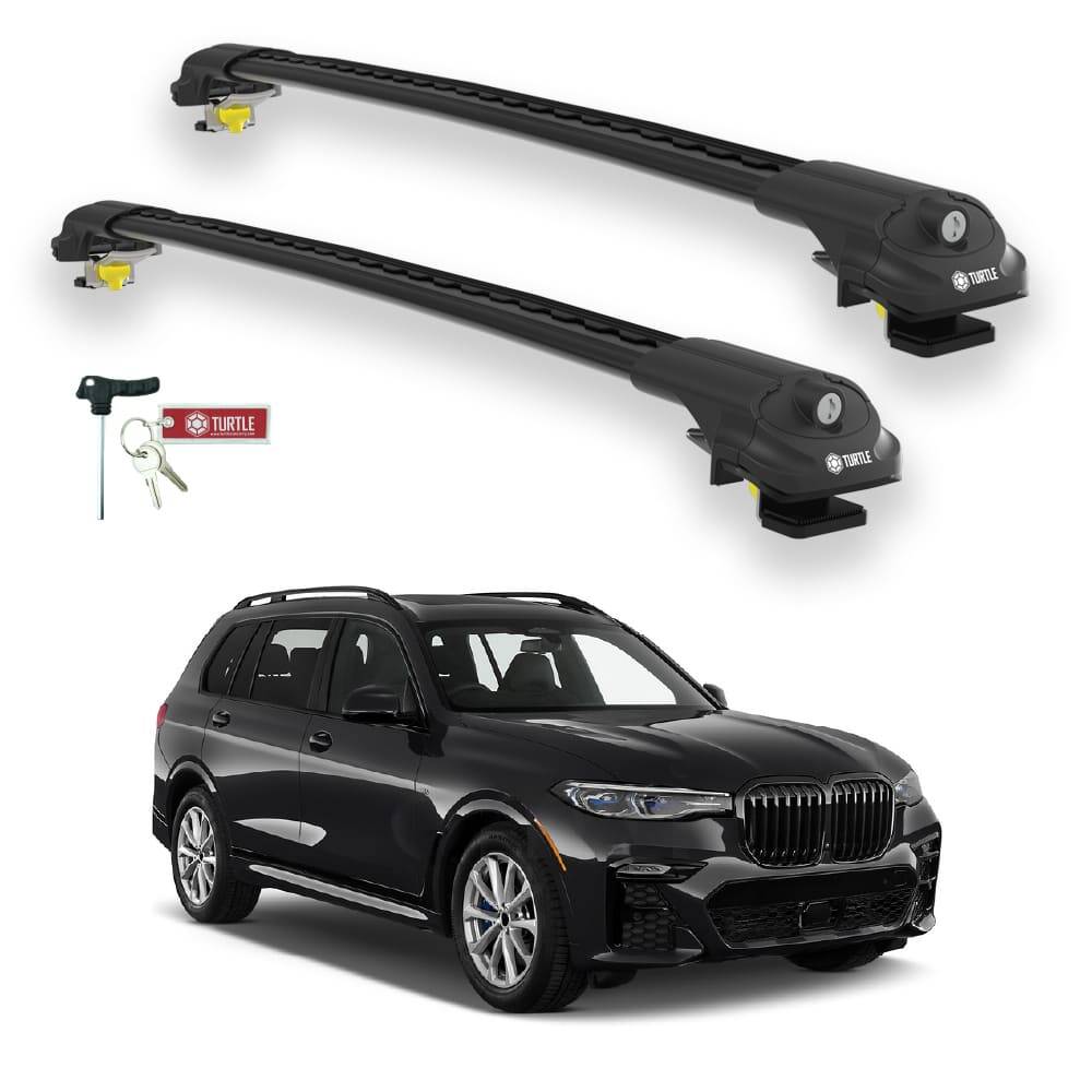TURTLE Fits Bmw X7 (G07) 2019-2025 Roof Rack Air1 Black - 1