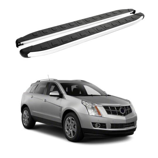 TURTLE Fits Cadillac Srx 2010-2016 Side Step Alyans Silver