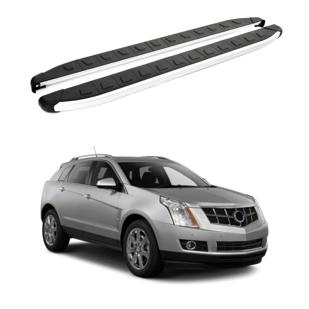 TURTLE Fits Cadillac Srx 2010-2016 Side Step Alyans Silver - 1