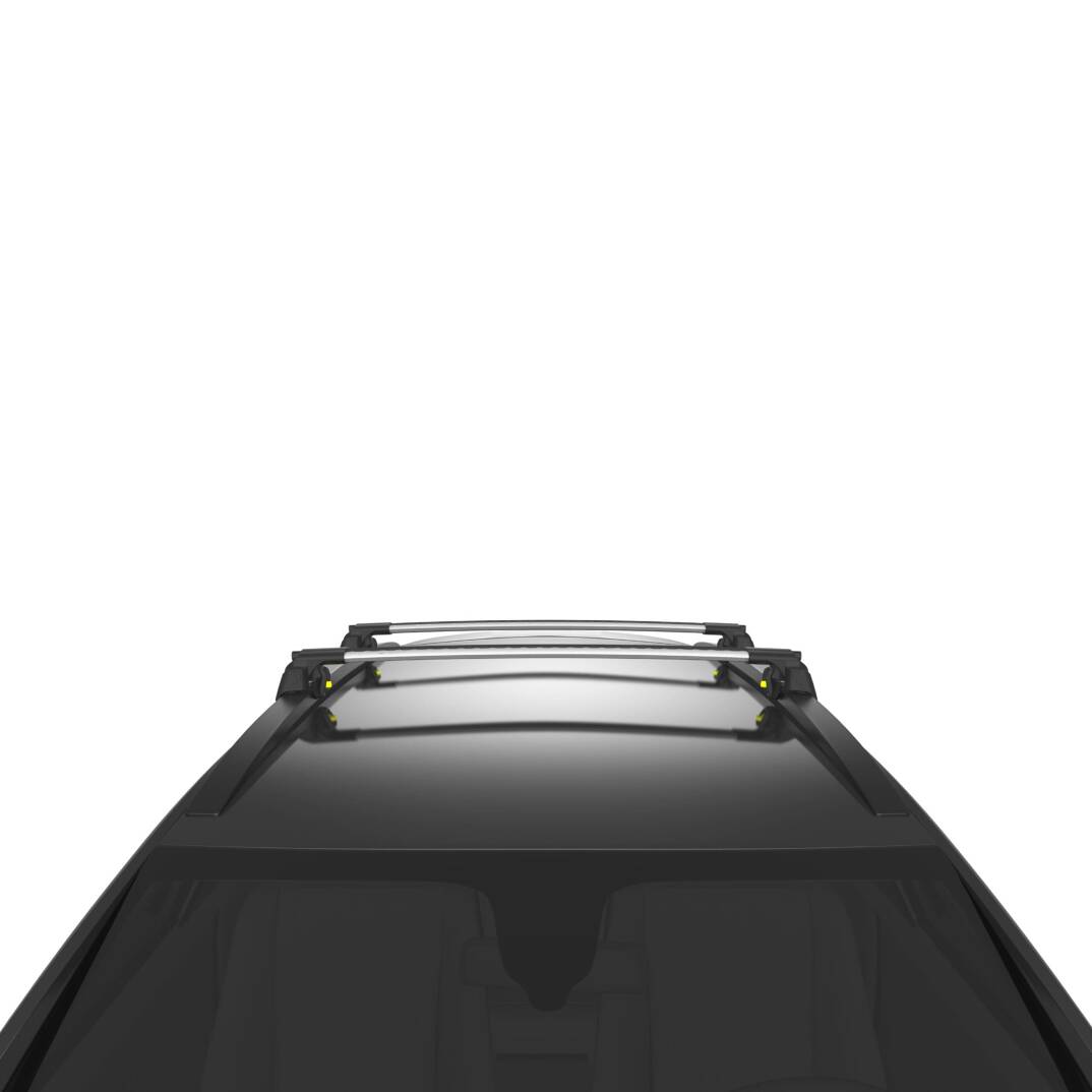 TURTLE Fits Cadillac Xt5 2016-2025 Roof Rack Air2 Silver - 4