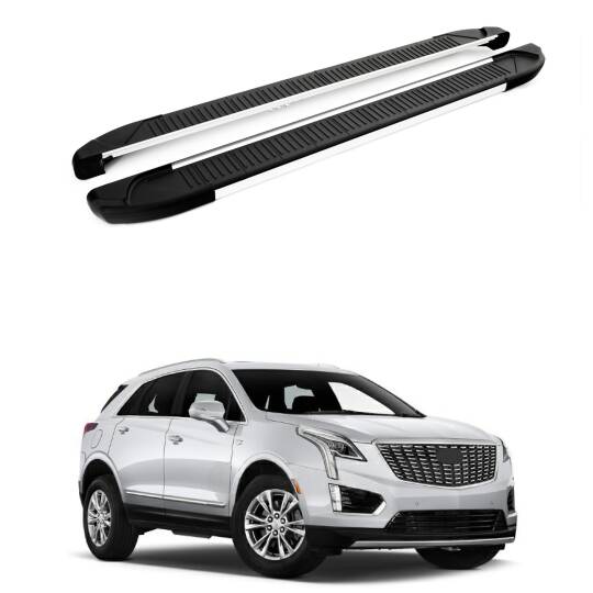TURTLE Fits Cadillac Xt5 2016-2025 Side Step Another Silver