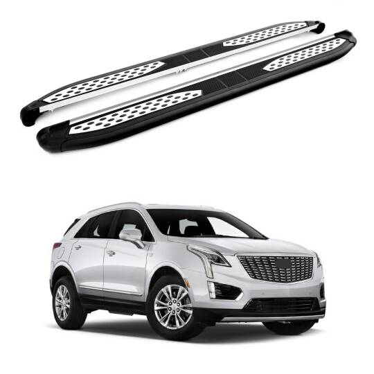 TURTLE Fits Cadillac Xt5 2016-2025 Side Step Plus Black