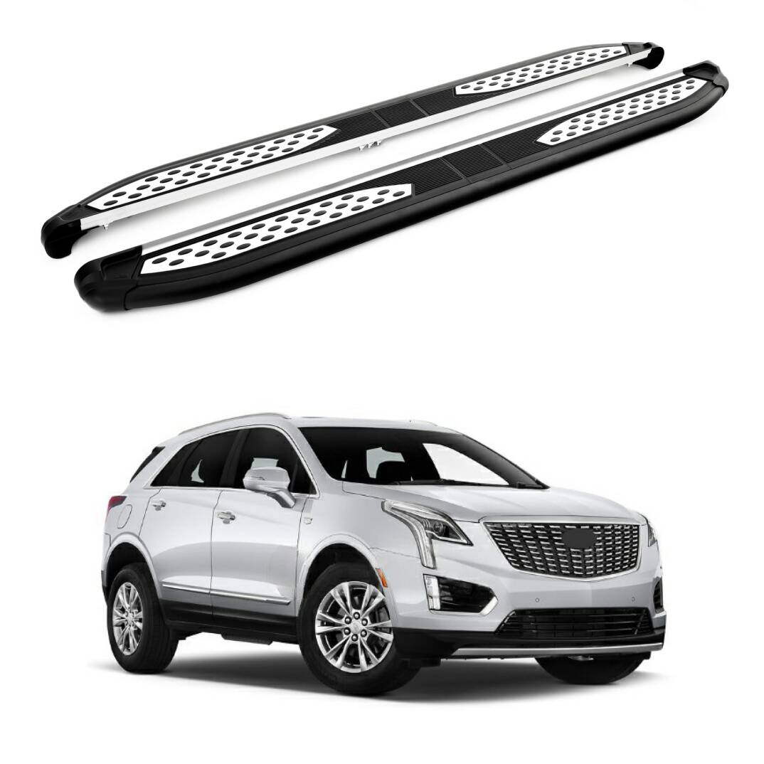 TURTLE Fits Cadillac Xt5 2016-2025 Side Step Plus Black - 1