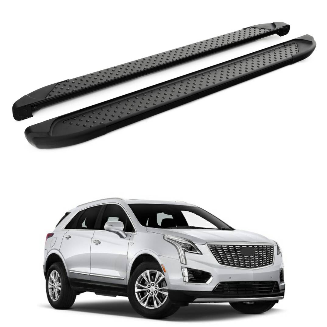 TURTLE Fits Cadillac Xt5 2016-2025 Side Step Sapphire V1 Black - 1