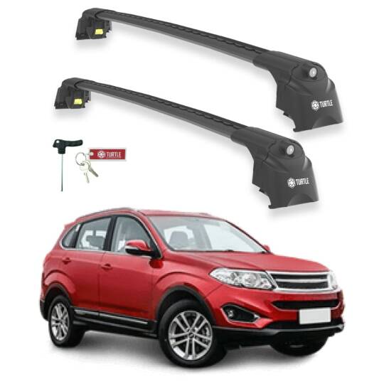 TURTLE Fits Chery Tiggo 5 2014-2021 Roof Rack Air2 Black
