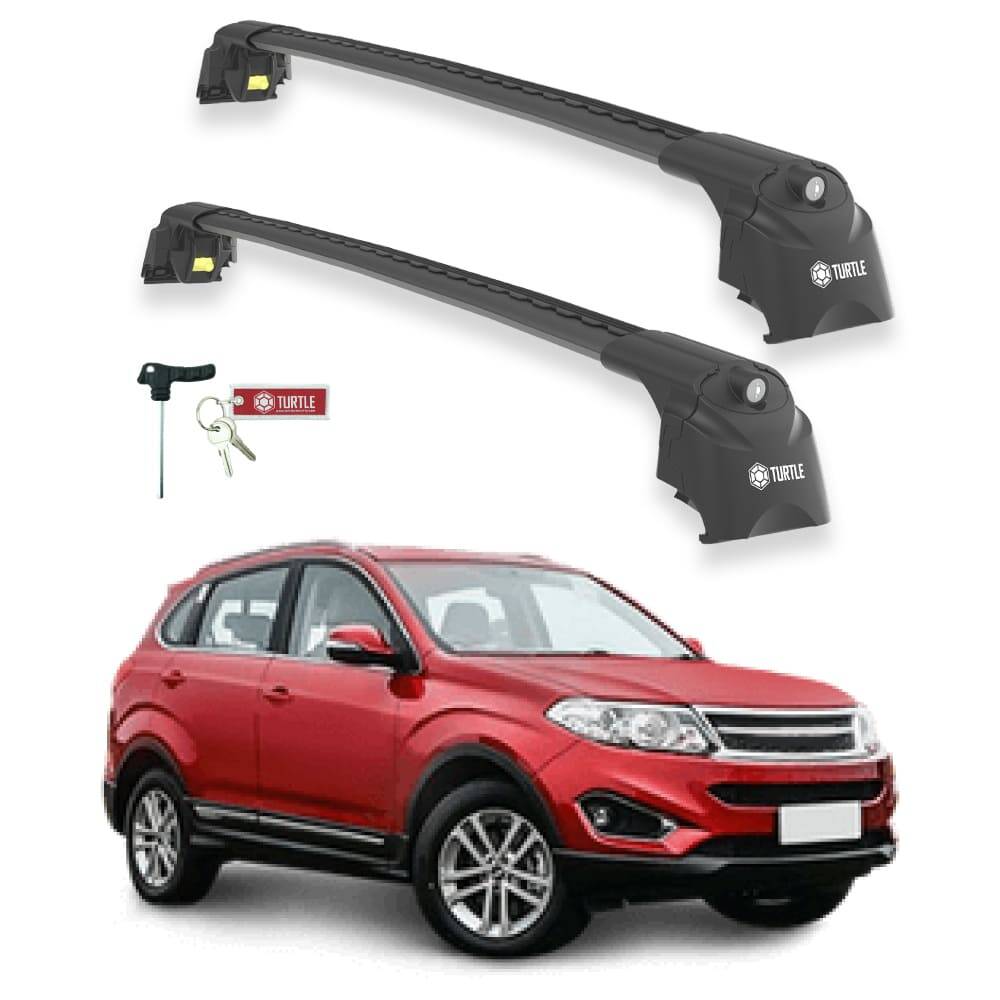 TURTLE Fits Chery Tiggo 5 2014-2021 Roof Rack Air2 Black - 1