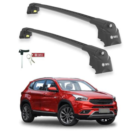 TURTLE Fits Chery Tiggo 7 2016-2019 Roof Rack Air2 Black