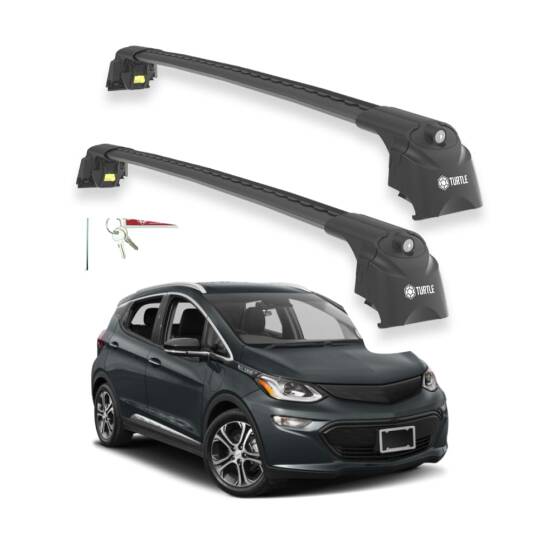TURTLE Fits Chevrolet Bolt 2017-2023 Roof Rack Air2 Black