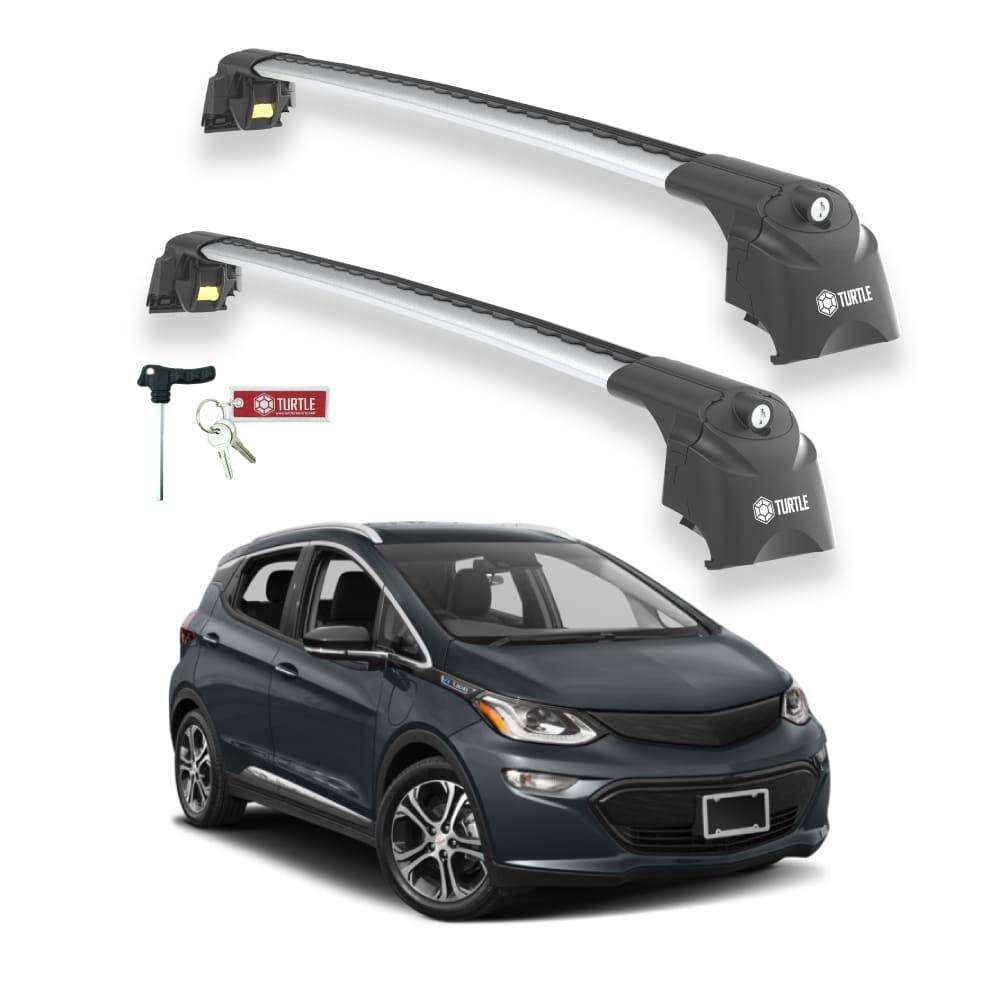 TURTLE Fits Chevrolet Bolt 2017-2023 Roof Rack Air2 Silver - 1