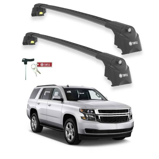 TURTLE Fits Chevrolet Suburban (Gmtk2Yc) 2015-2020 Roof Rack Air2 Black