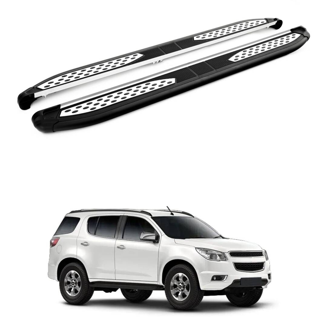 TURTLE Fits Chevrolet Trailblazer 2012-2018 Side Step Plus Black - 1