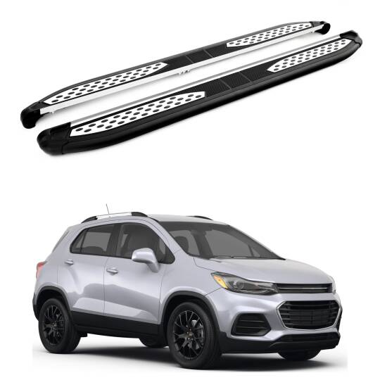 TURTLE Fits Chevrolet Trax 2013-2023 Side Step Plus Black