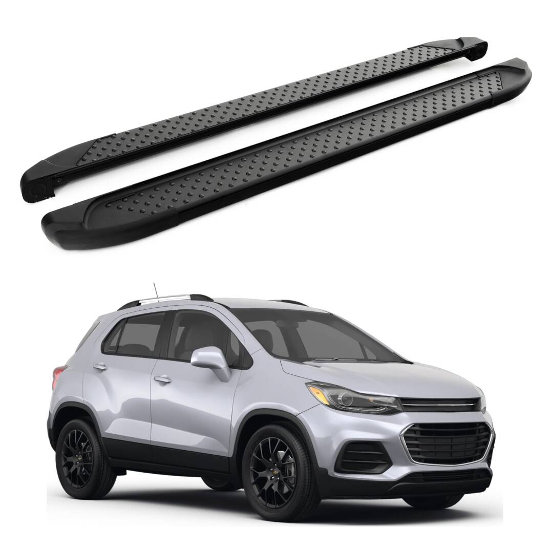 TURTLE Fits Chevrolet Trax 2013-2023 Side Step Sapphire V1 Black - 1
