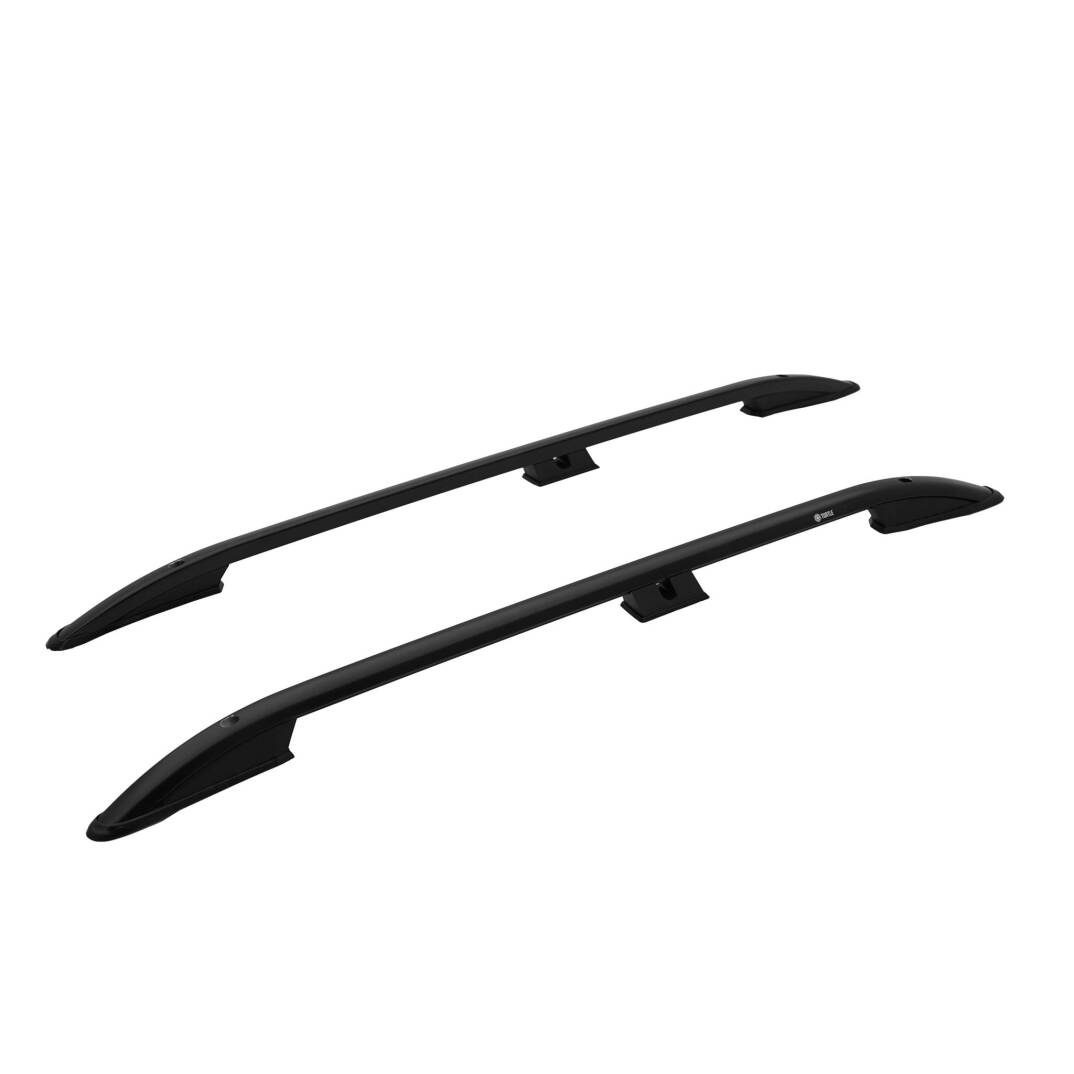 TURTLE Fits Citroen Berlingo 1998-2007 Roof Rail Crown Black - 1