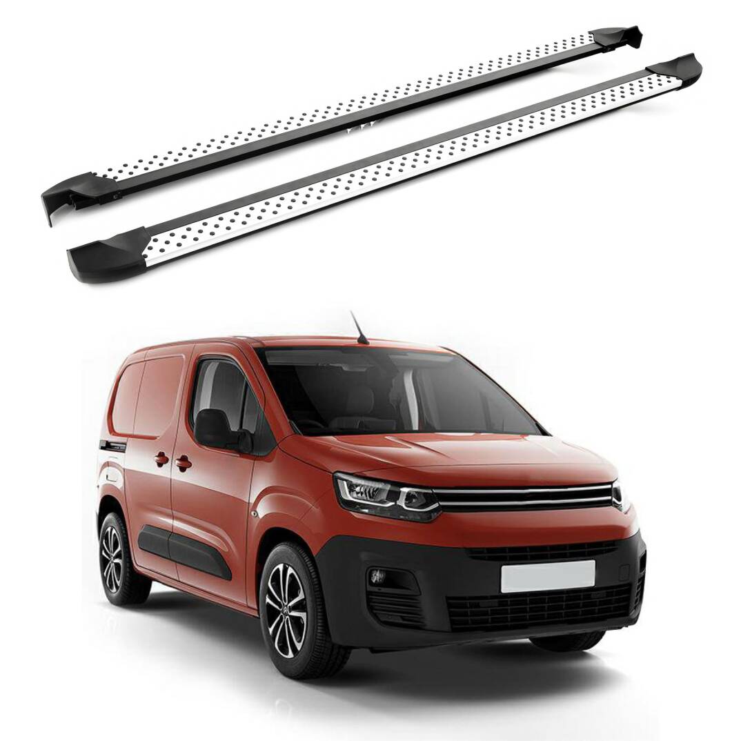 TURTLE Fits Citroen Berlingo 2019-2025 / Swb Side Step Era V2 Silver - 1