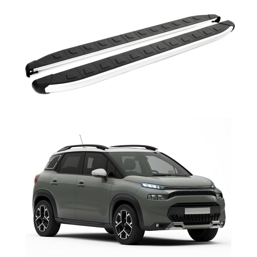 TURTLE Fits Citroen C3 Aircross (A88) 2018-2024 Side Step Alyans Silver - 1