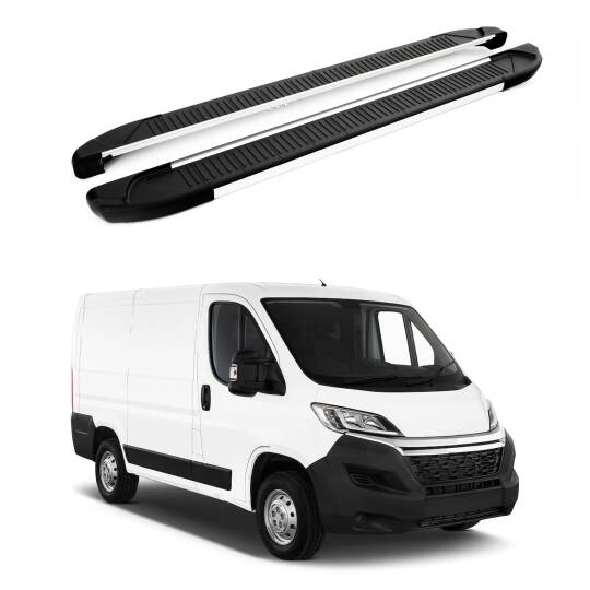 TURTLE Fits Citroen Jumper 2006-2025 / Mwb Side Step Another Silver