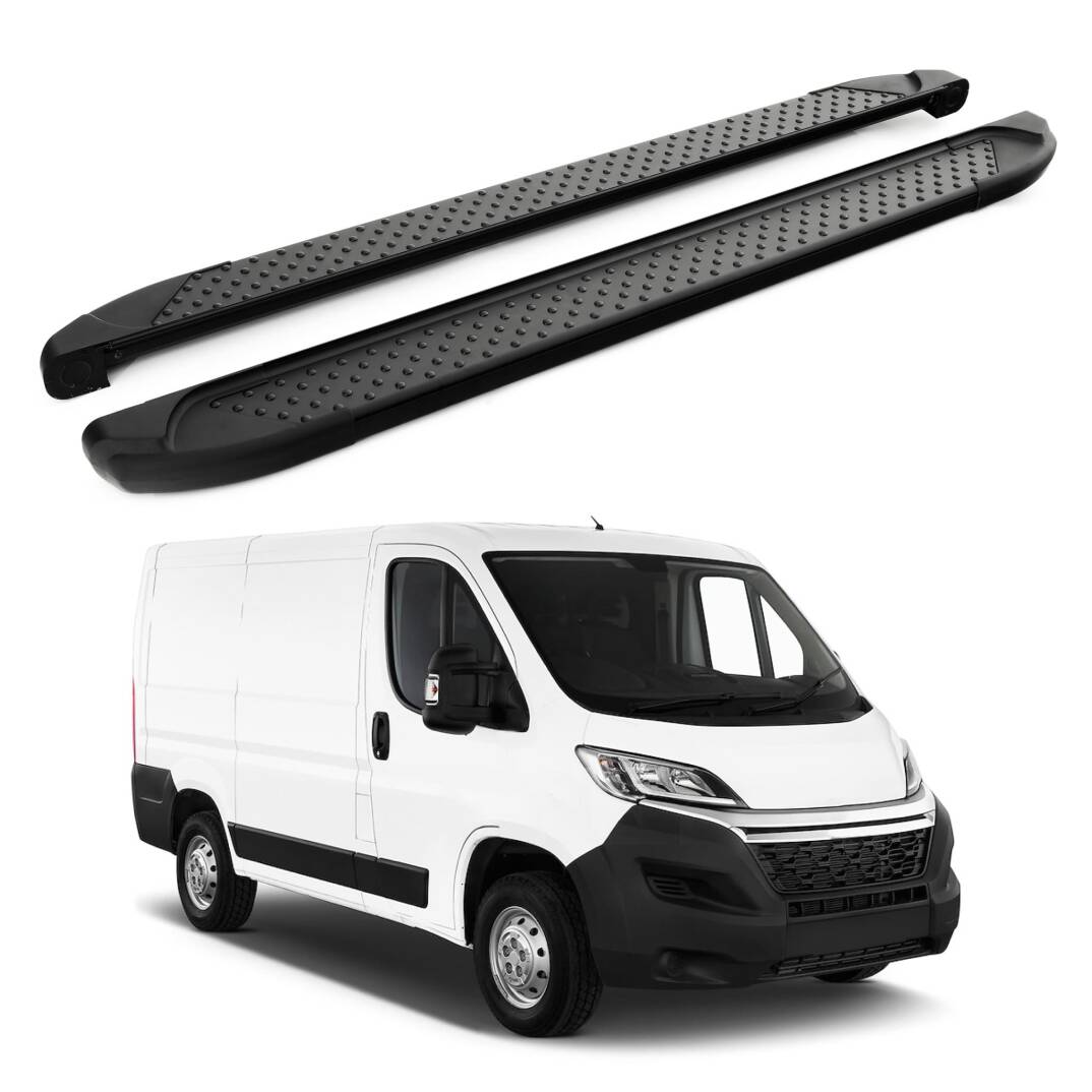 TURTLE Fits Citroen Jumper 2006-2025 / Mwb Side Step Sapphire V1 Black - 1