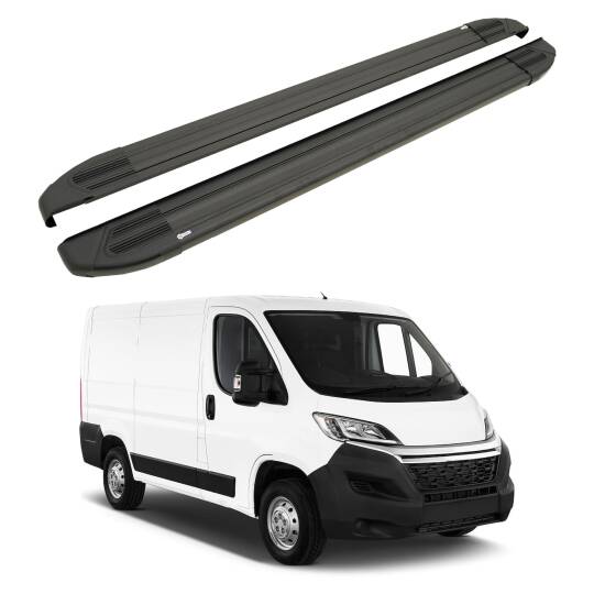 TURTLE Fits Citroen Jumper 2006-2025 / Swb Side Step Brillant Black