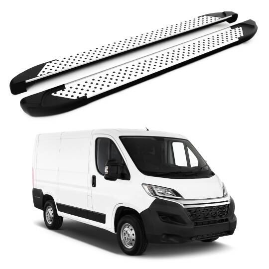 TURTLE Fits Citroen Jumper 2006-2025 / Swb Side Step Sapphire V1 Silver