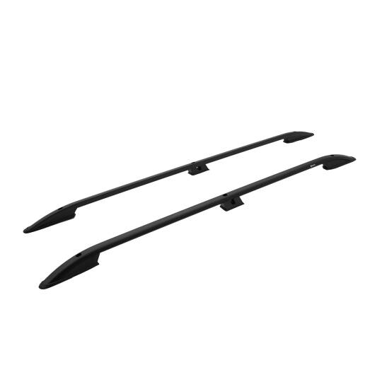 TURTLE Fits Citroen Jumpy (Mk2) 2006-2016 / Swb Roof Rail Crown Black