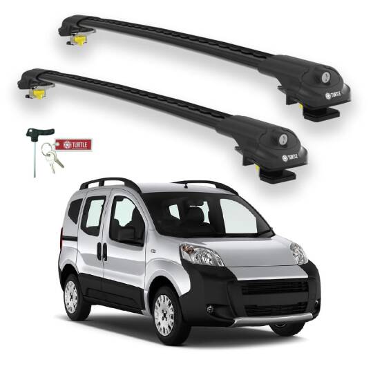 TURTLE Fits Citroen Nemo 2008-2019 Roof Rack Air1 Black