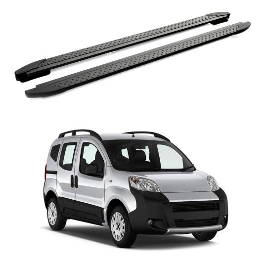 TURTLE Fits Citroen Nemo 2008-2019 Side Step Era V2 Black
