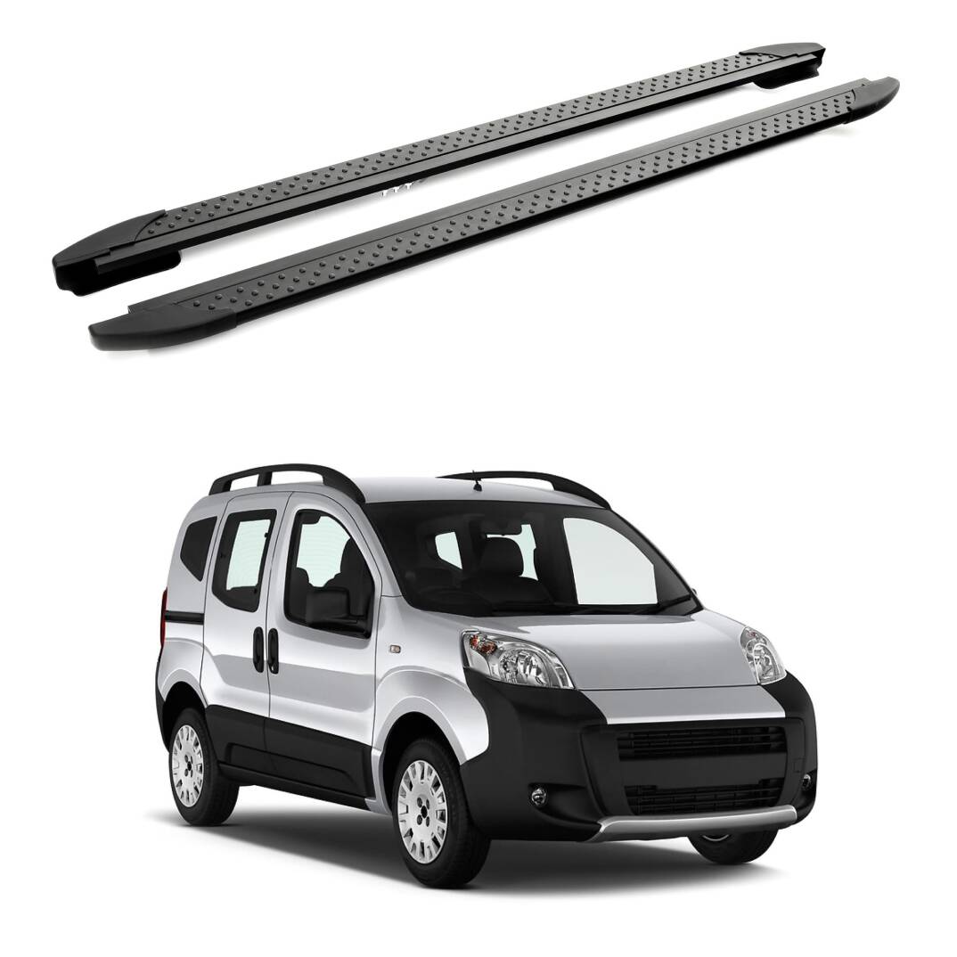 TURTLE Fits Citroen Nemo 2008-2019 Side Step Era V2 Black - 1