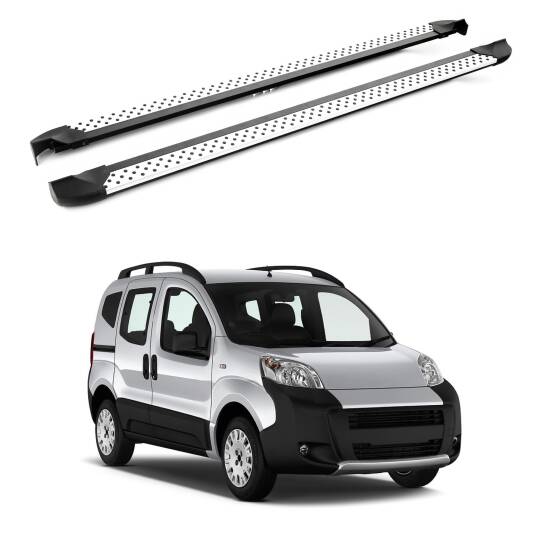 TURTLE Fits Citroen Nemo 2008-2019 Side Step Era V2 Silver